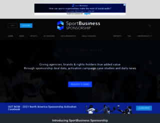 sponsorship.sportbusiness.com screenshot