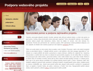 sponzoring4.webnode.cz screenshot