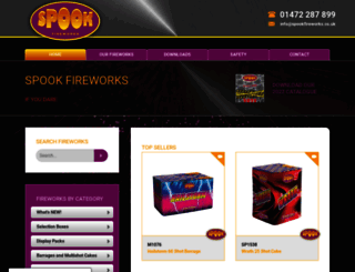 spookfireworks.co.uk screenshot