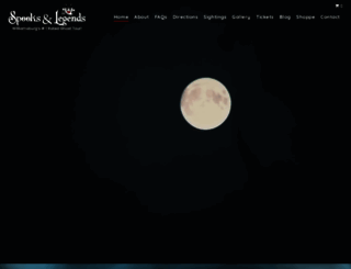 spooksandlegends.com screenshot