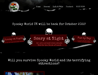 spookyworld.co.uk screenshot