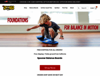 spoonerboards.com screenshot