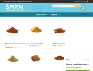 spoonsuperalimentos.com.br screenshot