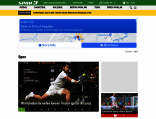 spor3.com screenshot