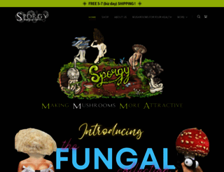 sporgymushrooms.com screenshot