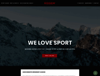 sport-egger.com screenshot