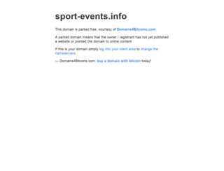 sport-events.info screenshot