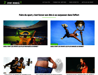 sport-mondial.fr screenshot