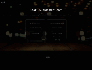 sport-supplement.com screenshot