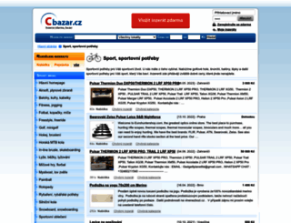 sport.cbazar.cz screenshot