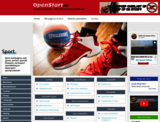 sport.openstart.nl screenshot