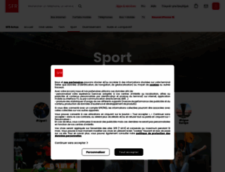 sport.sfr.fr screenshot