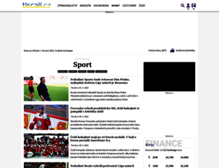 sport.tiscali.cz screenshot