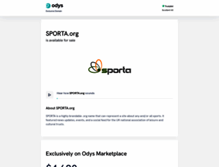 sporta.org screenshot