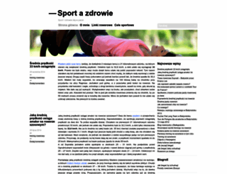 sportazdrowie.wordpress.com screenshot