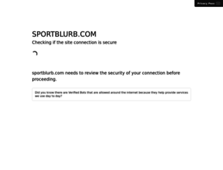 sportblurb.com screenshot
