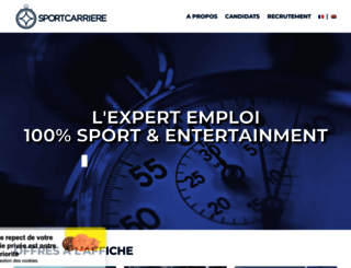 sportcarriere.com screenshot