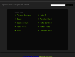 sportcentrumpisek.com screenshot