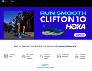 sportclubshop.it screenshot