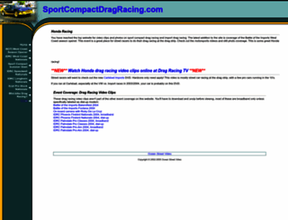 sportcompactdragracing.com screenshot