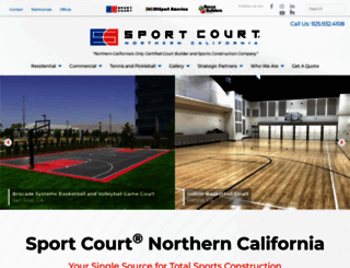sportcourtnortherncalifornia.com screenshot