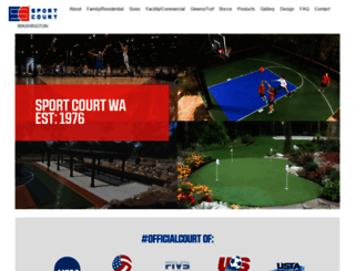 sportcourtwa.com screenshot