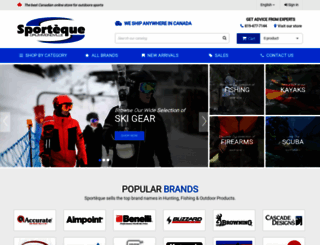 sporteque.ca screenshot