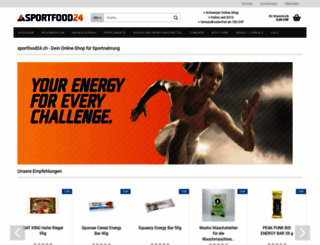 sportfood24.ch screenshot