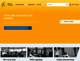 sportfryslan.nl screenshot