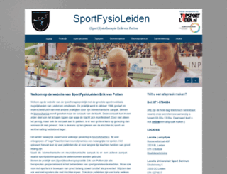 sportfysioleiden.nl screenshot