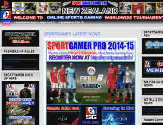 sportgamer.co.nz screenshot