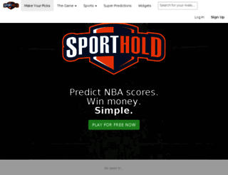 sporthold.com screenshot