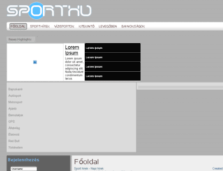 sporthu.hu screenshot