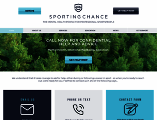 sportingchanceclinic.com screenshot