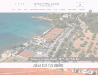 sportingclubportals.com screenshot