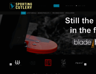sportingcutlery.co.uk screenshot