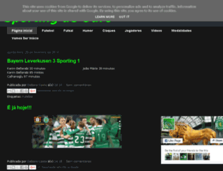 sportingdeouro.blogspot.pt screenshot
