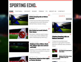 sportingecho.com screenshot