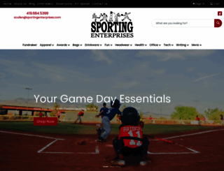 sportingenterprises.com screenshot