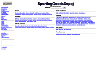 sportinggoodsdepot.com screenshot