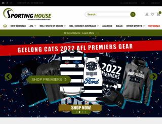 sportinghousedirect.com.au screenshot