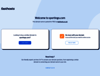 sportingo.com screenshot