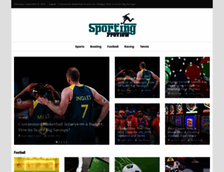 sportingpreview.com screenshot