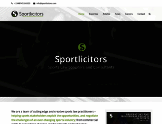 sportlicitors.com screenshot