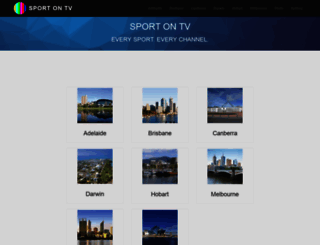 sportontv.com.au screenshot