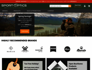 sportoptics.com screenshot