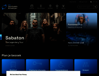 sportpaleis.be screenshot