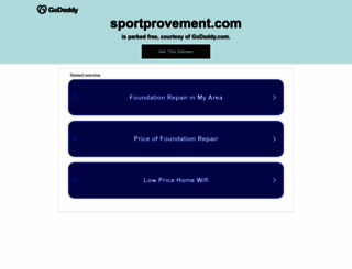 sportprovement.com screenshot