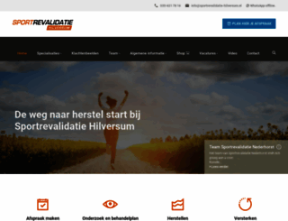 sportrevalidatie-hilversum.nl screenshot