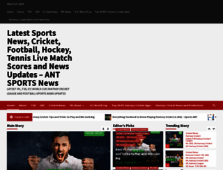 sports.amaravathinewstimes.com screenshot